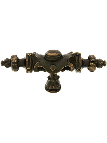 Pembridge Cabinet Pull - 3 5/8 inch x 1 inch in Dark Brass.